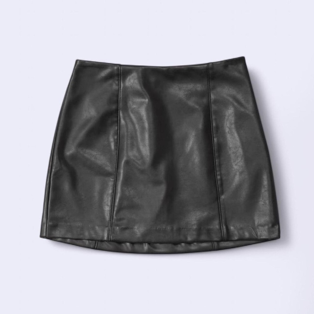 Black Leather Skirt
